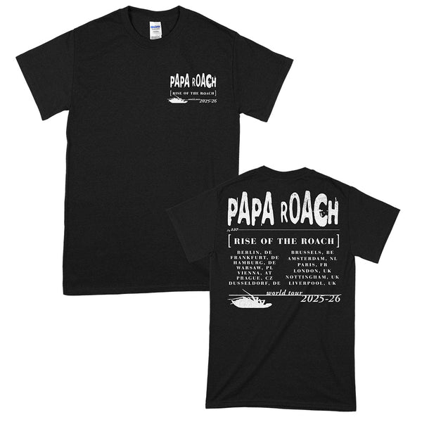 Papa Roach (Rise Of The Roach Tour 2025) T-Shirt – Papa Roach EU
