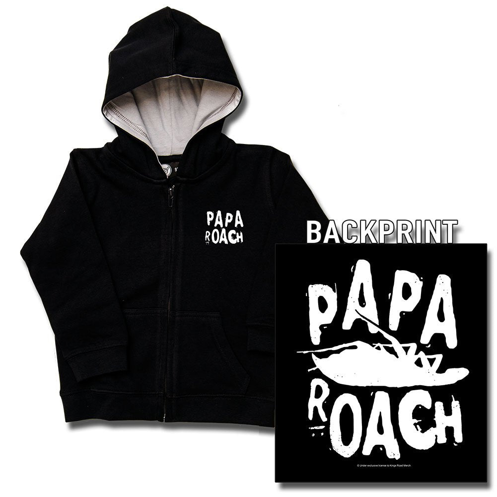 Papa Roach (Logo/Roach) Kids Zip-Hood